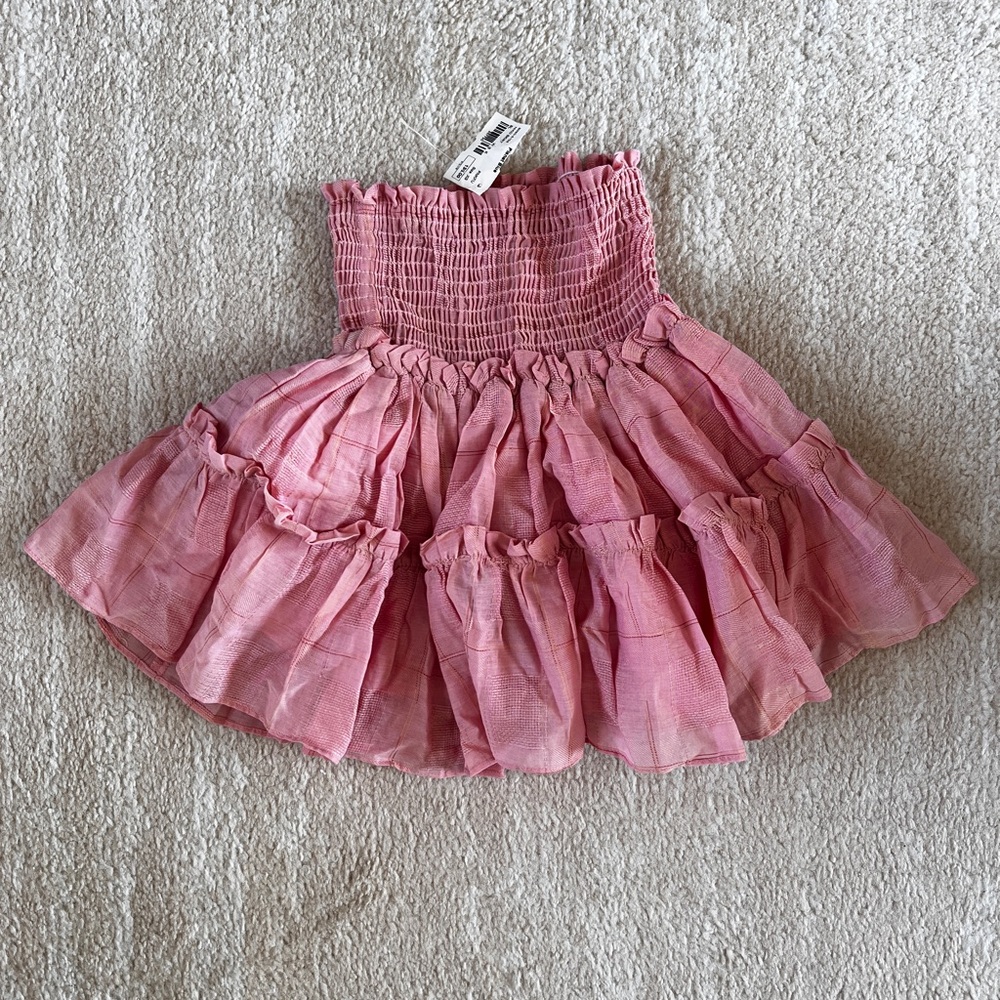 Planet Blue Pink Mini Skirt